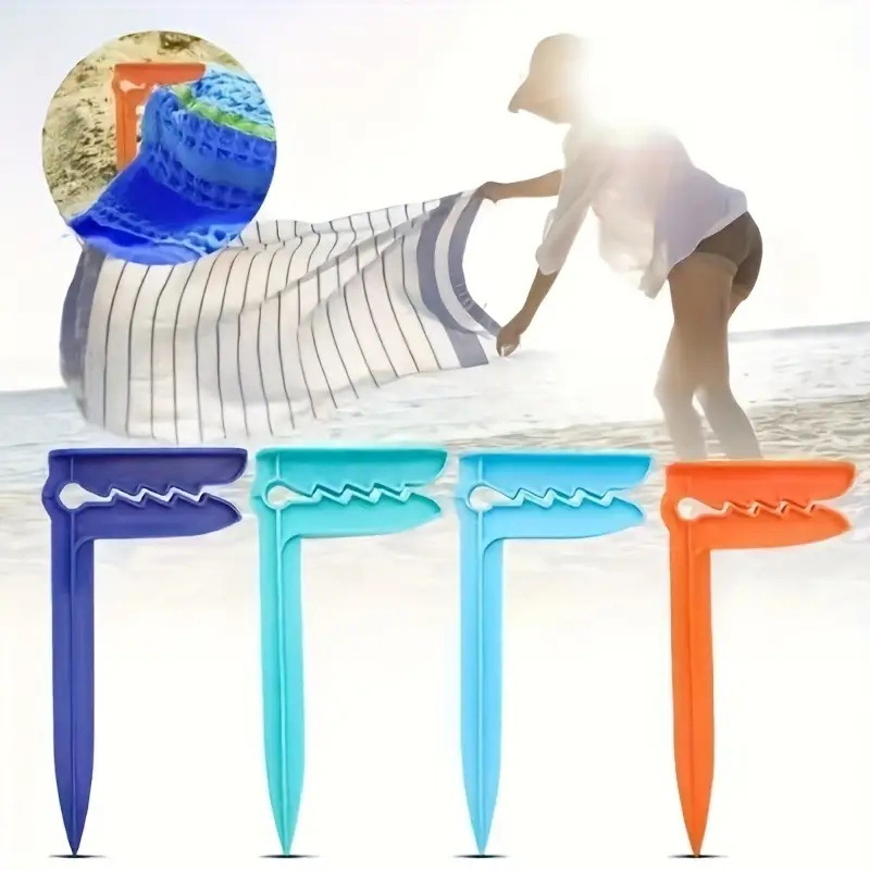 Outdoor Camping Rugs - Outdoor strandlakenhouder Strandmathouder Handdoekhouder Plastic Outdoor