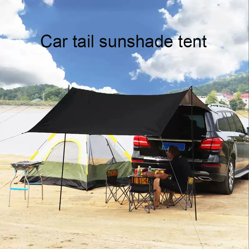 Outdoor Camping Van Tent - Auto Anti-Uv Zijluifel Bat Vorm Coating