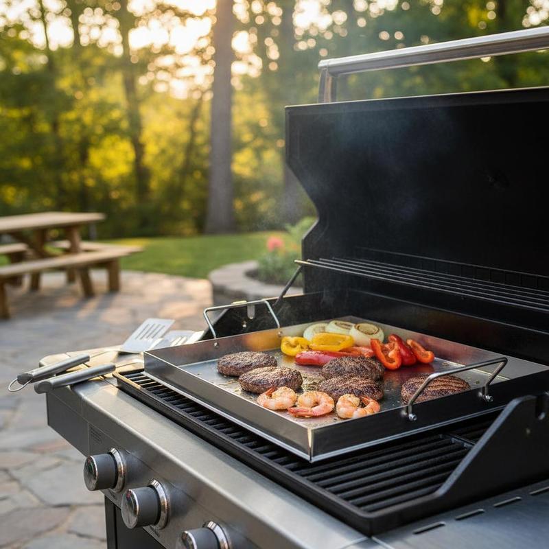Kitchen Outdoor Camping - Universele platte bakplaat 18x16 inch voor