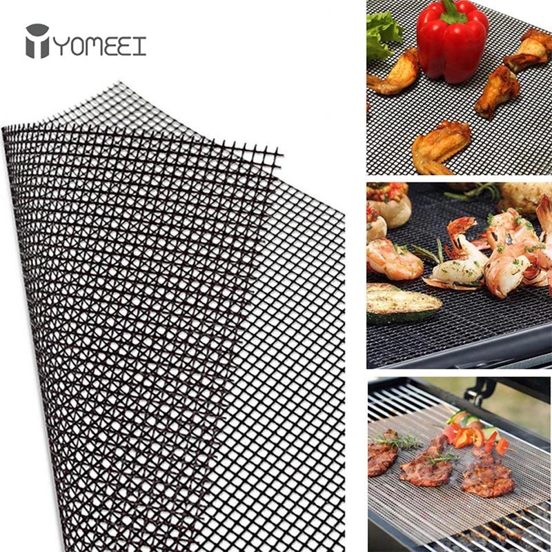 Outdoor Camping Rugs - Yomeei 1Pcs Barbecue Grillen Matten Grid