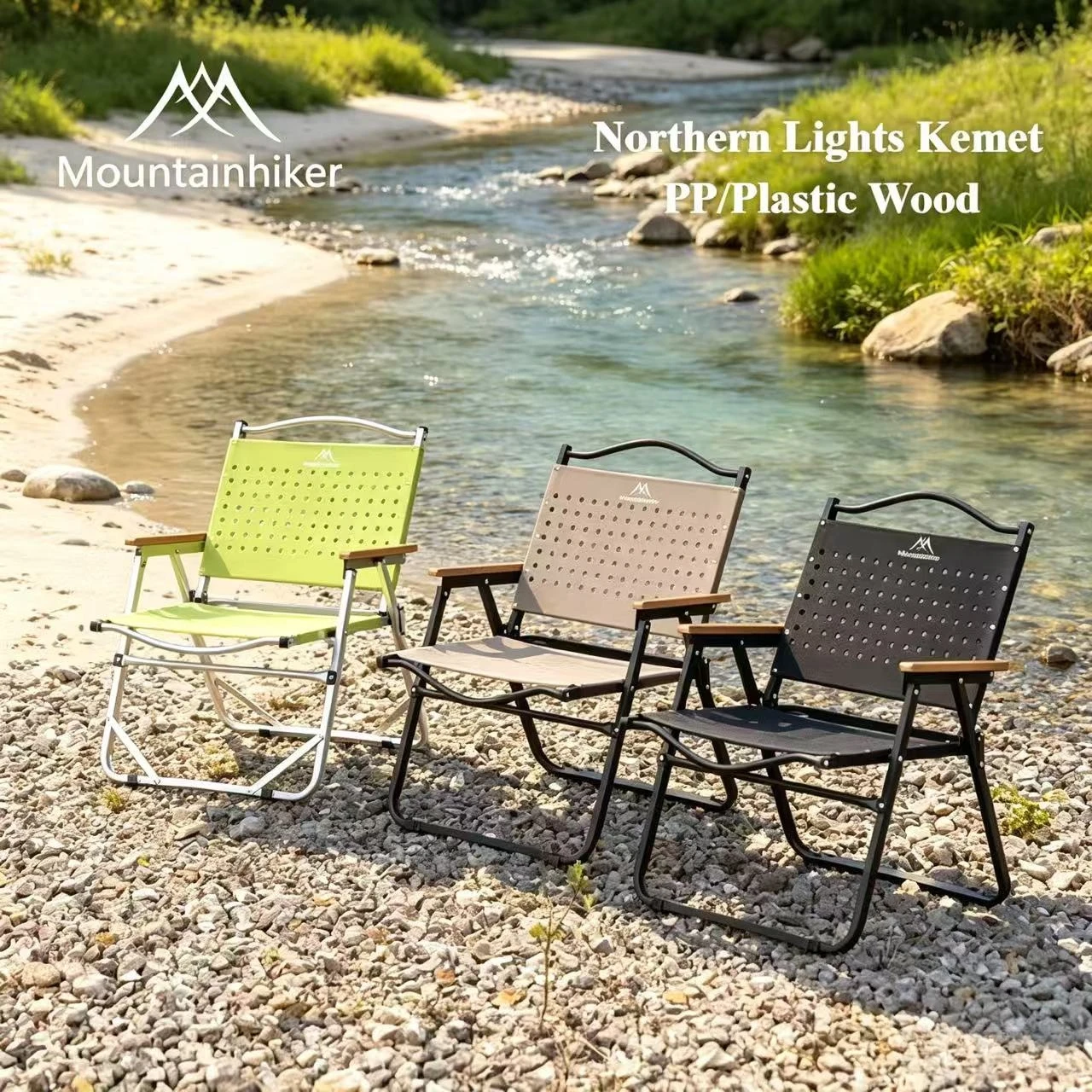 Outdoor Camping Table And Chairs - MOUNTAINHIKER Campingstoel Draagbare opvouwbare Kermit-stoel Opvouwbare