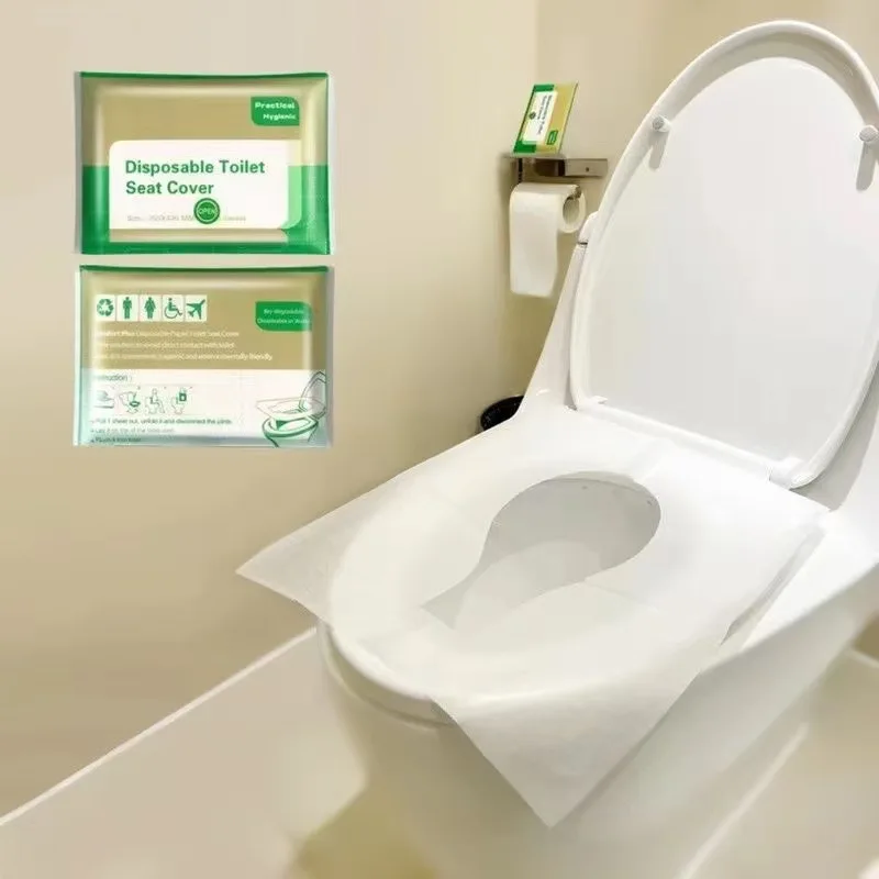 Portable Camp Toilet - 1-10 Wegwerp doorspoelbare toiletbrilhoezen, draagbaar voor