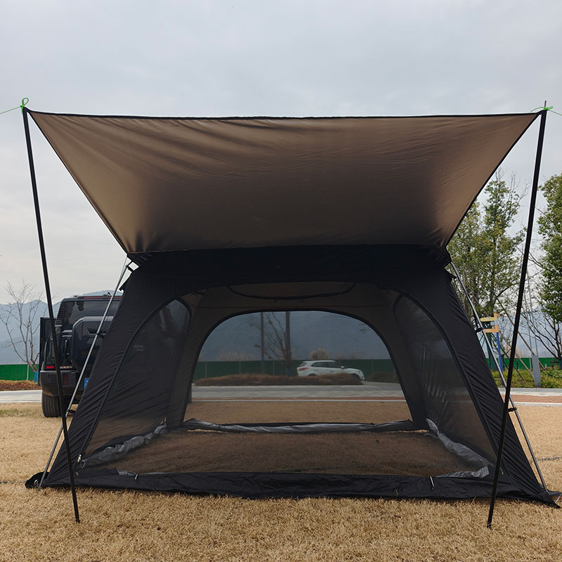 Outdoor Camping Car Tail Tent - 6-persoons SUV-kampeertent met 16 mm aluminium