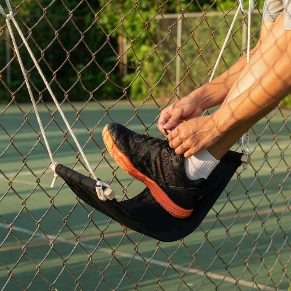 Outdoor Camping Hammock - Draagbare voetensteun kruk voor buitensporten, voetbal,