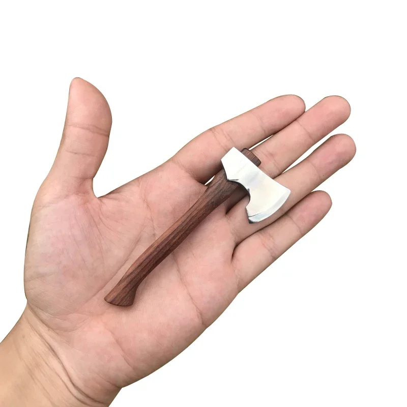 Camp Axe Hatchet - Roestvrijstalen Mini Scherpe Bijl Hout Handvat
