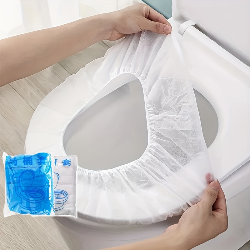 Portable Camp Toilet - 10-30 stuks toiletbrilhoes mat wegwerp reistoiletbrilbeschermer