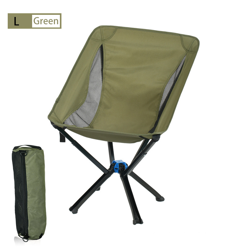 Outdoor Camping Table And Chairs - Kleine Opvouwbare Draagbare Opvouwbare Campingstoel Maanstoel