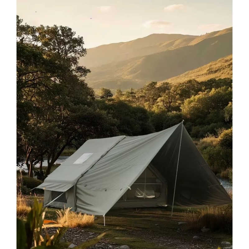 Outdoor Camping Inflatable Tent - Opblaasbare kampeertent voor buiten, 6+6 sq