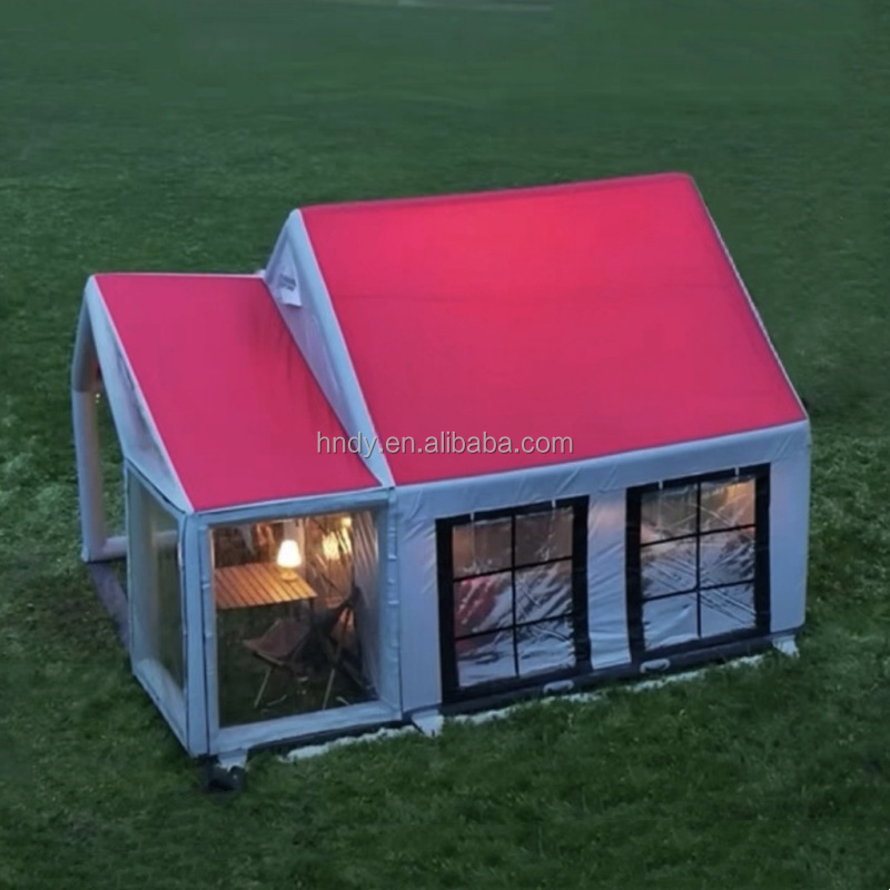 Outdoor Camping Inflatable Tent - Nieuwste grote opblaasbare dubbelwandige waterdichte PVC
