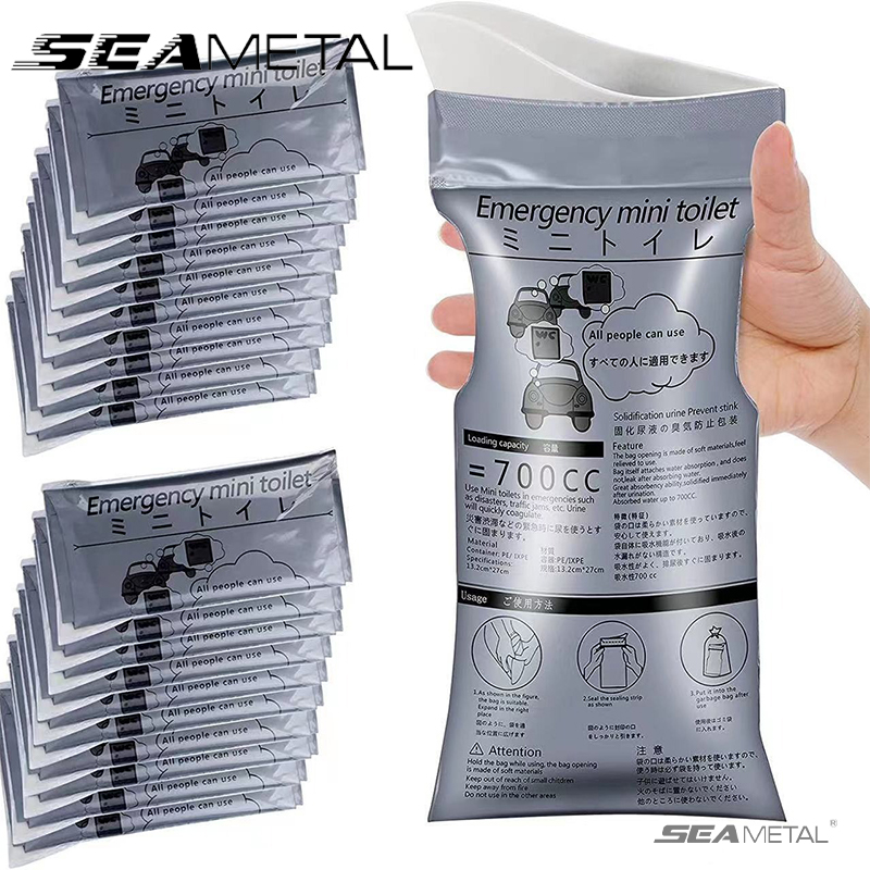 Bivvy Bag Emergency - SEAMETAL 4 STKS Auto Noodplassen Zakken