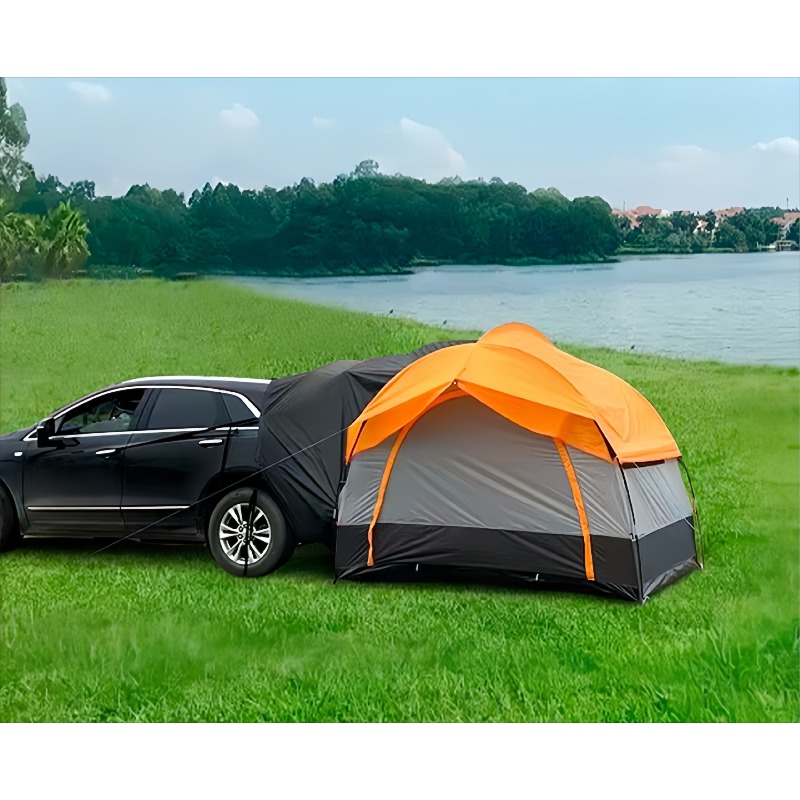Outdoor Camping Car Tail Tent - Geïntegreerde SUV-achtertent, buitenluifel voor de autokofferbak,
