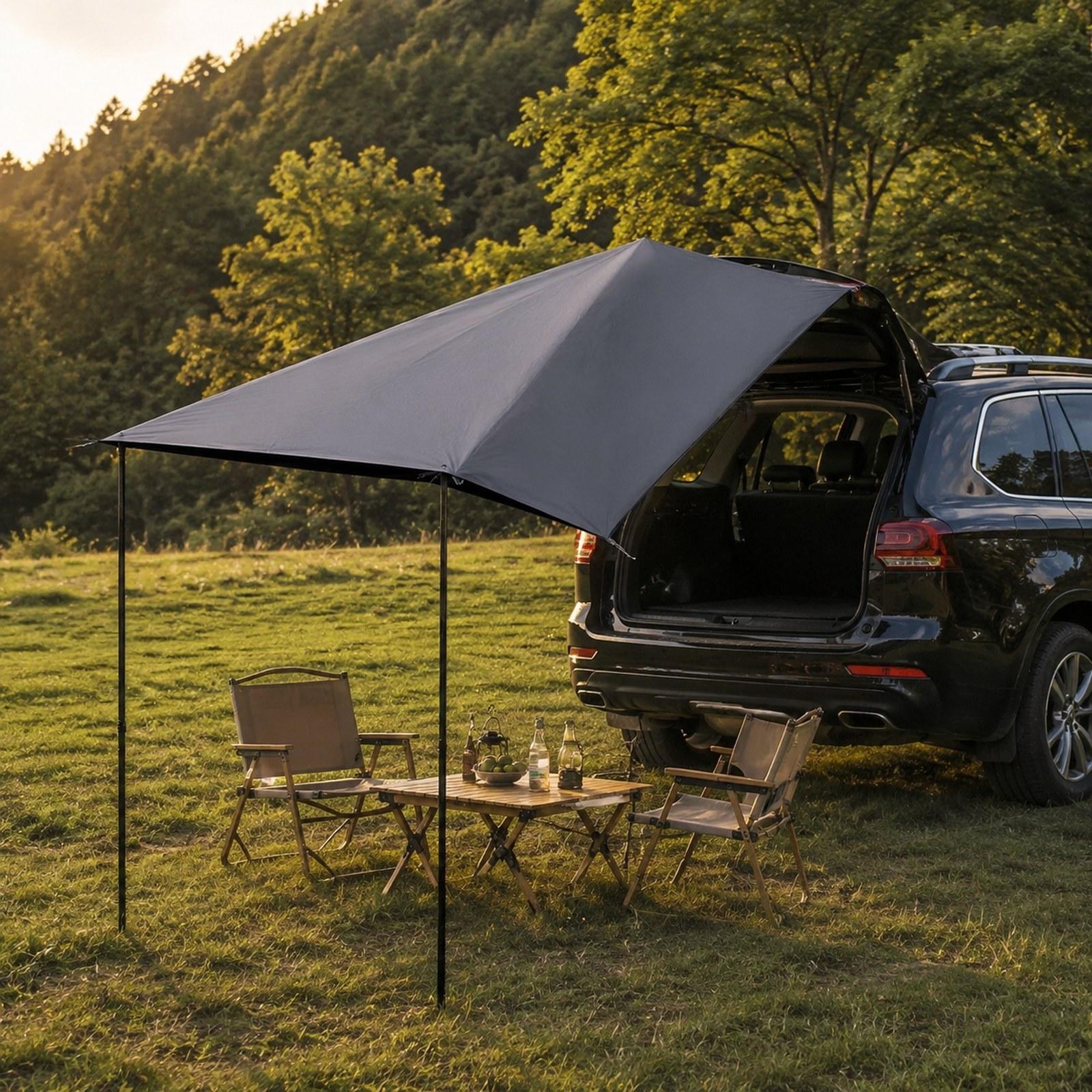 Outdoor Camping Van Tent - Campingluifel voor autozonwering, buiten polyester luifel