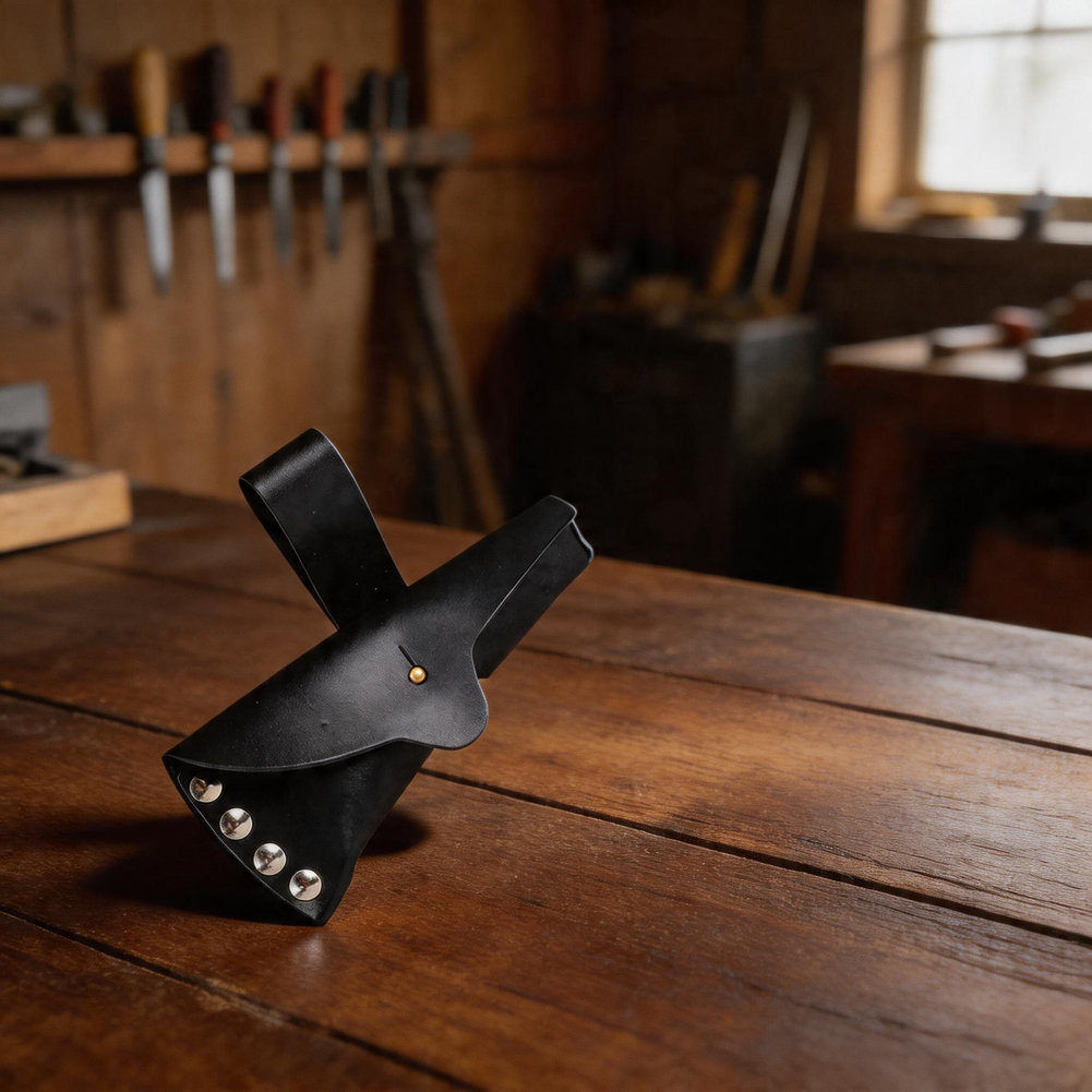 Compacte leren bijlhoes, ongev - Camp Axe Hatchet recensie en prijs