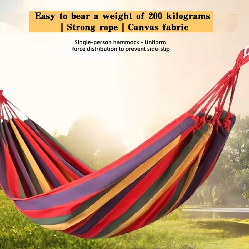 Dikke canvas hangmat voor buit - Outdoor Camping Hammock recensie en prijs