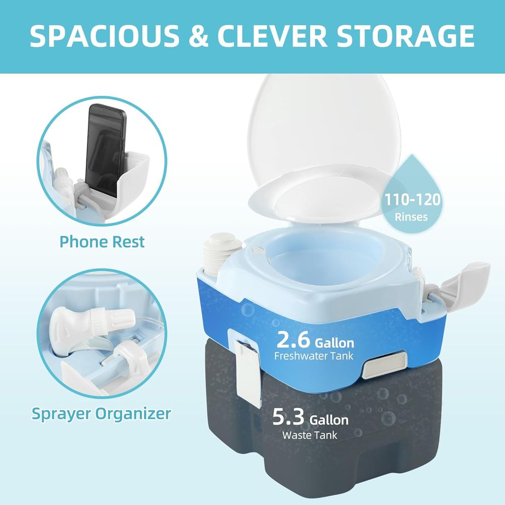YITAMOTOR 5,28 Liter Draagbare - Portable Camp Toilet recensie en prijs
