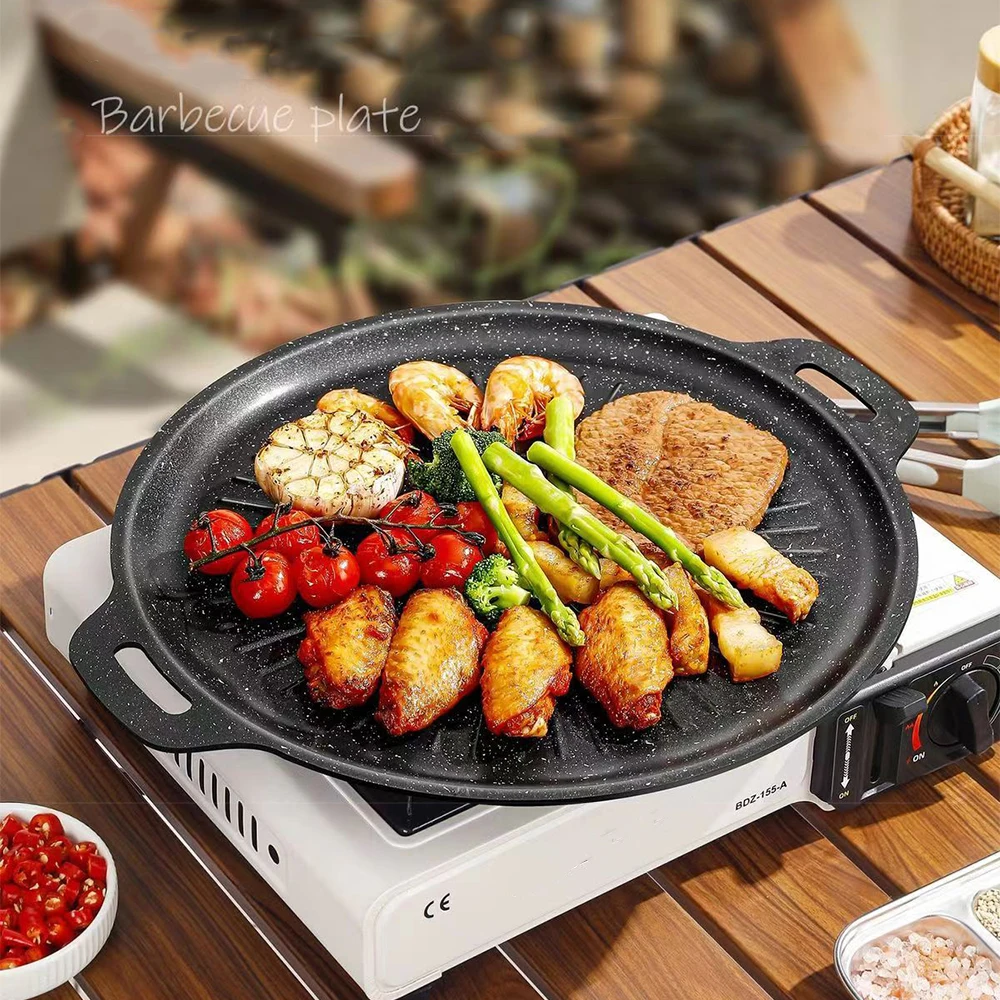 34CM Outdoor BBQ Grill Pan Non - Kitchen Outdoor Camping recensie en prijs