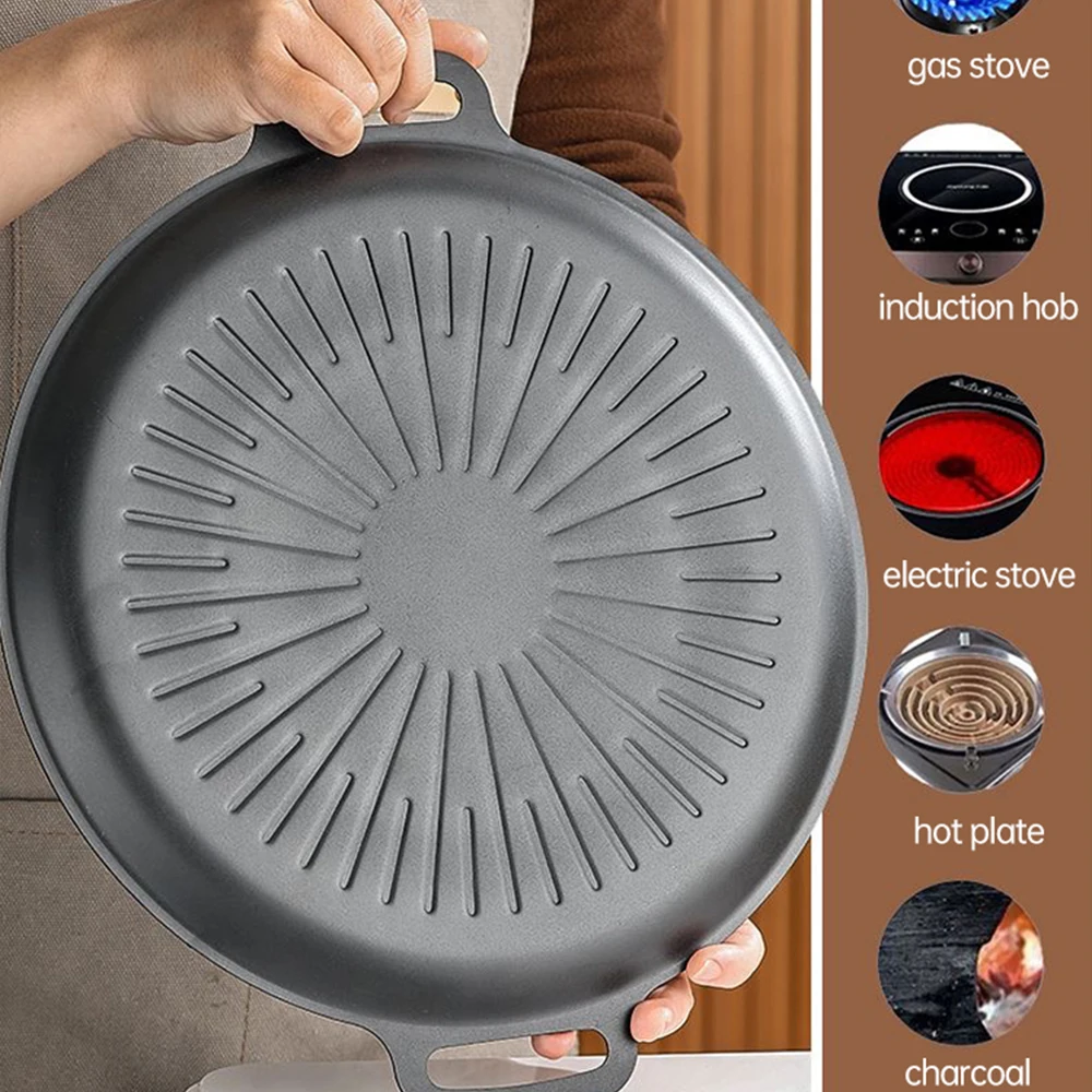 34CM Outdoor BBQ Grill Pan Non - Kitchen Outdoor Camping recensie en prijs