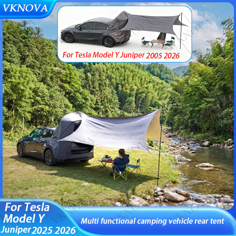 Achtertent voor Tesla Model Y, - Outdoor Camping Car Tail Tent recensie en prijs