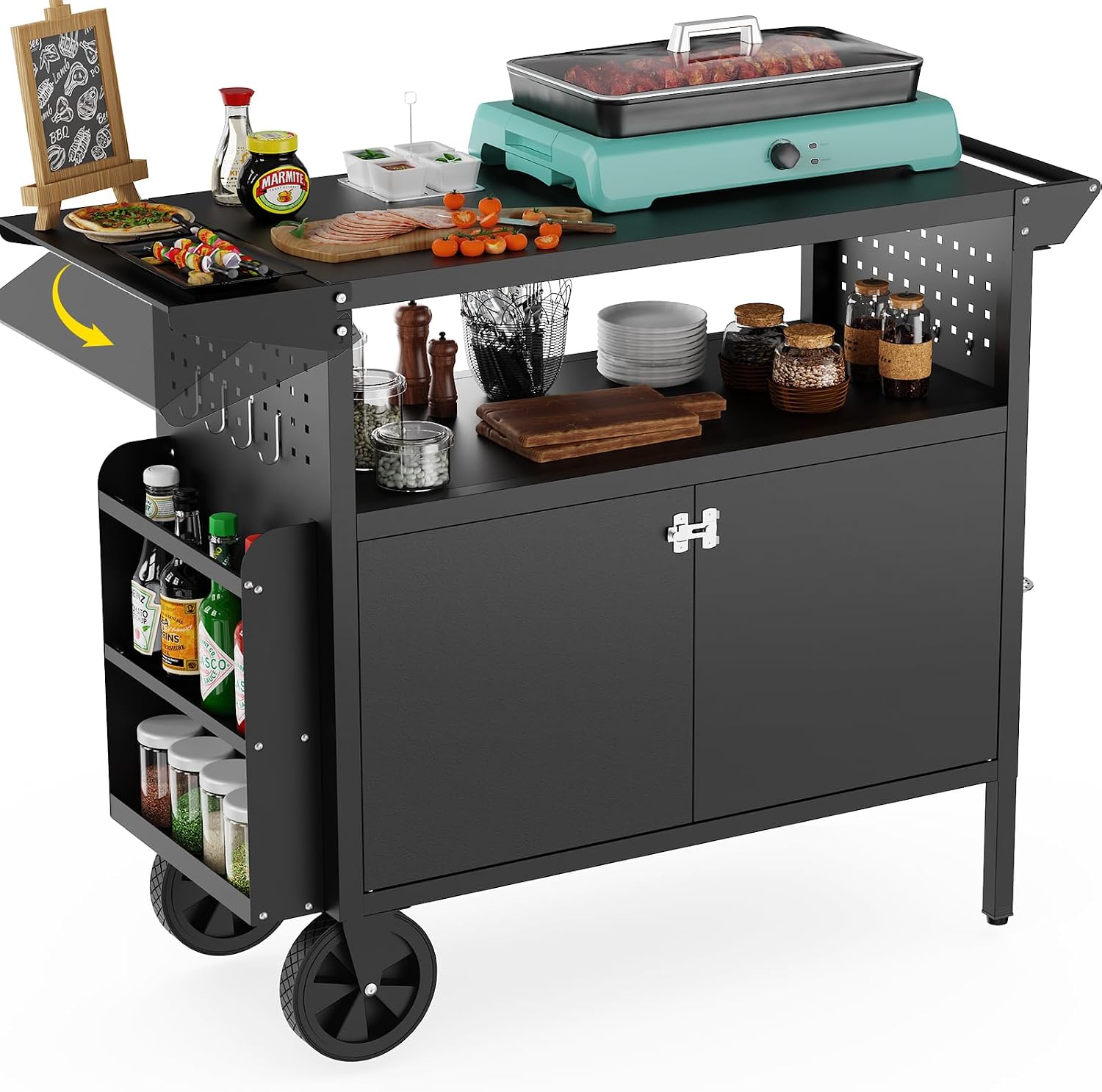 Buitenkeuken op wielen met opb - Kitchen Outdoor Camping recensie en prijs