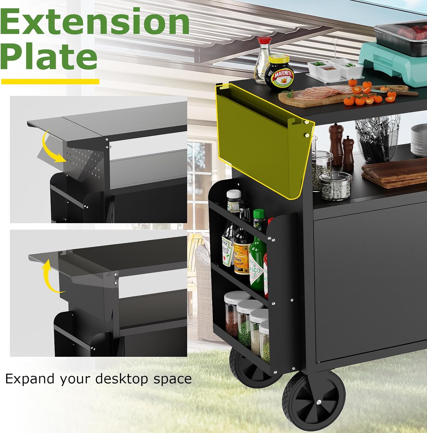 Buitenkeuken op wielen met opb - Kitchen Outdoor Camping recensie en prijs