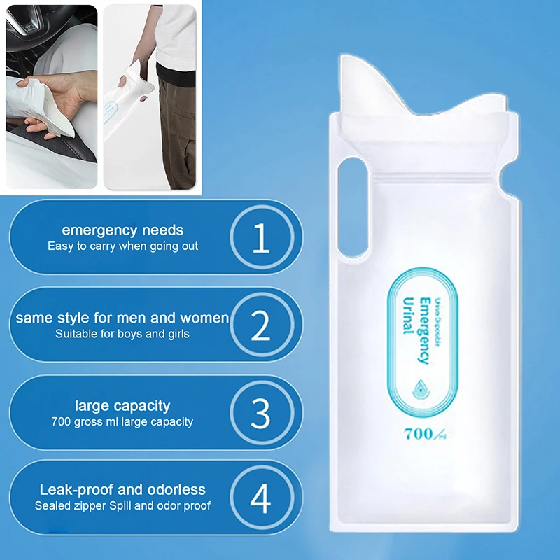 4 Stuks 700 Ml Auto Urine Zak  - Bivvy Bag Emergency recensie en prijs