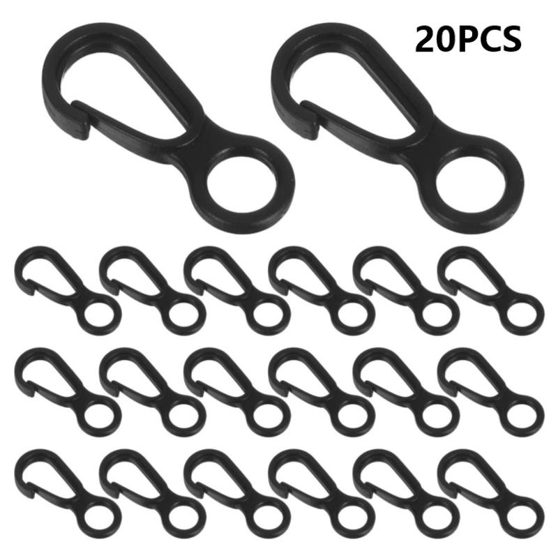 20 stuks duurzame zwarte plast - Outdoor Camping Activities recensie en prijs
