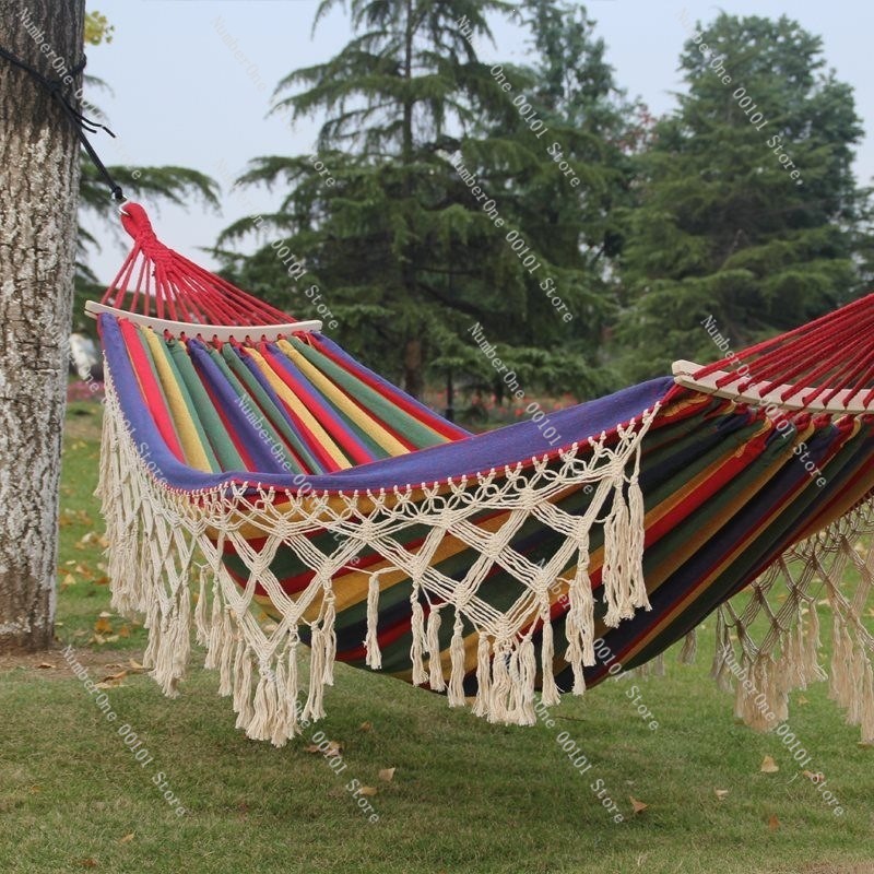 Canvas dubbele hangmat met kwa - Outdoor Camping Hammock recensie en prijs