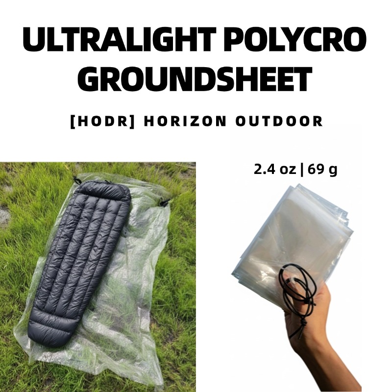 [HODR GEAR]Ultralight Polycro  - Ultralight Ground Sheet recensie en prijs