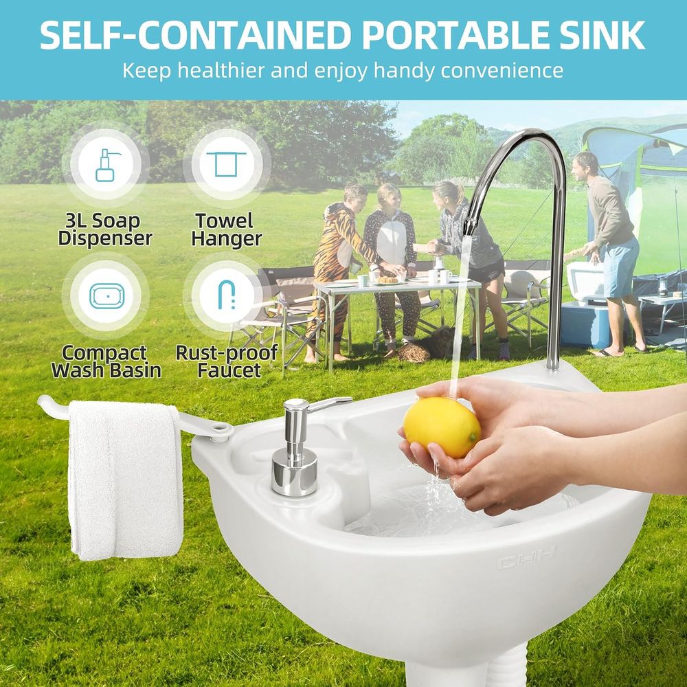 17L draagbare wastafel voor he - Portable Camp Toilet recensie en prijs