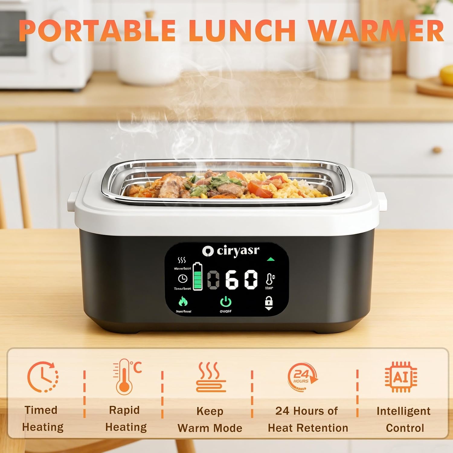 Krachtige elektrische lunchbox - Outdoor Camping Activities recensie en prijs