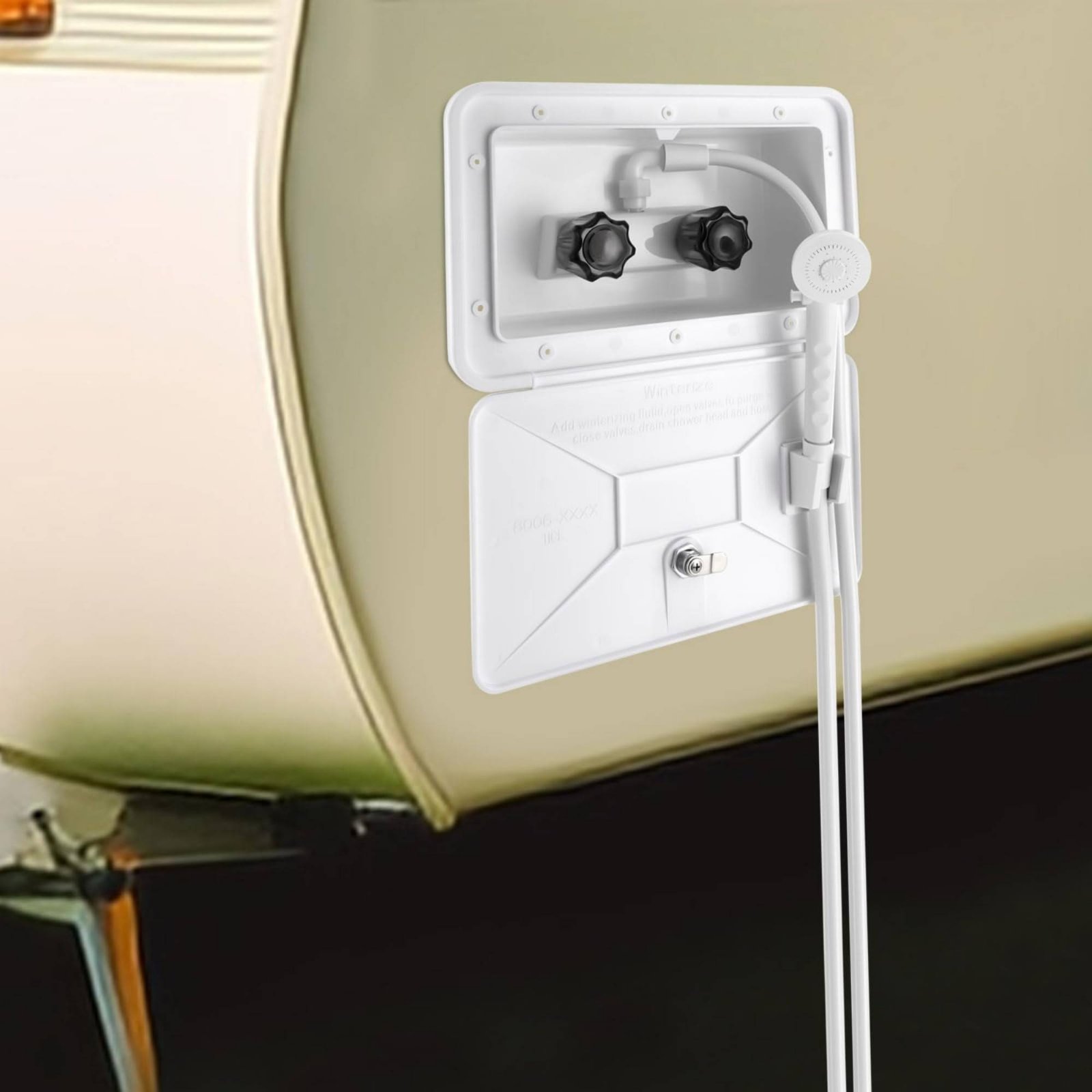 RV Buitendouchebox Compacte RV - Outdoor Camping Showers recensie en prijs