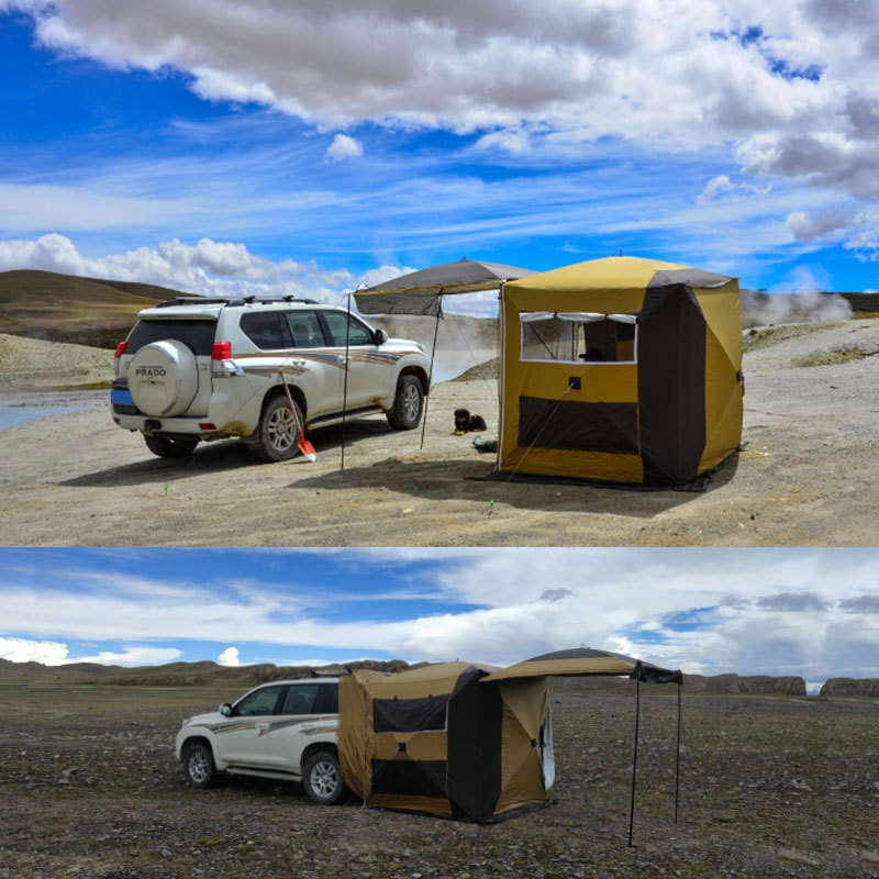 Tent voor kamperen in de buite - Outdoor Camping Car Tail Tent recensie en prijs
