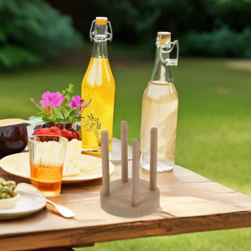 Compacte houten bekerhouder vo - Outdoor Camping Activities recensie en prijs