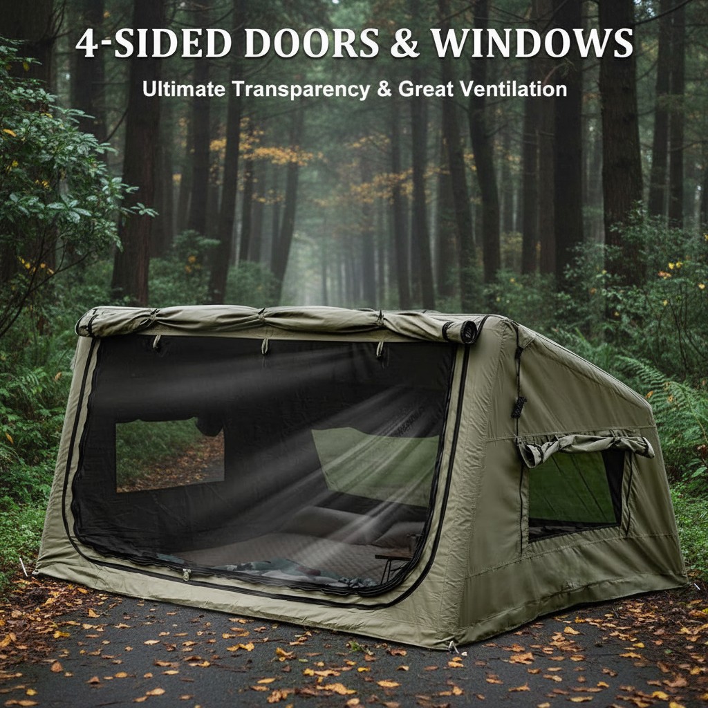 Automatische opblaasbare kampe - Outdoor Camping Inflatable Tent recensie en prijs