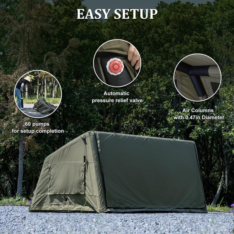 Automatische opblaasbare kampe - Outdoor Camping Inflatable Tent recensie en prijs