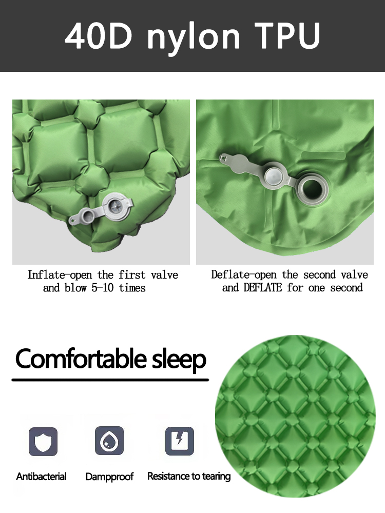 Opblaasbaar campingmatras in t - Outdoor Camping Inflatable Tent recensie en prijs