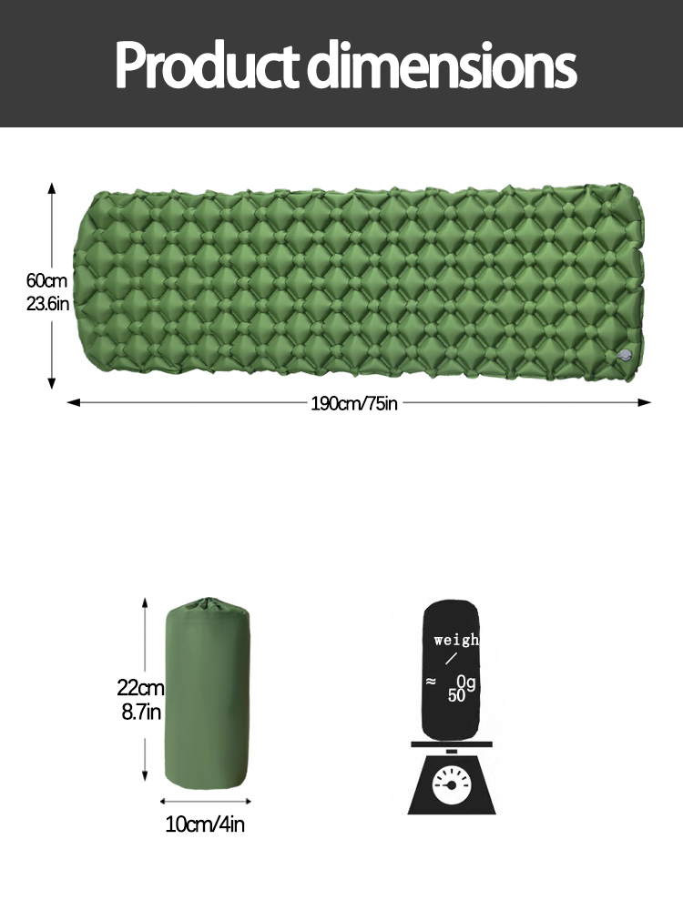 Opblaasbaar campingmatras in t - Outdoor Camping Inflatable Tent recensie en prijs