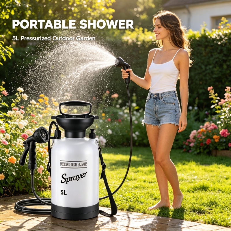 5L Draagbare Campingdouche Han - Outdoor Camping Showers recensie en prijs